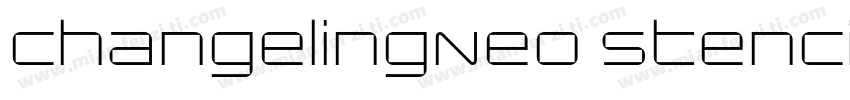 ChangelingNeo Stencil字体转换